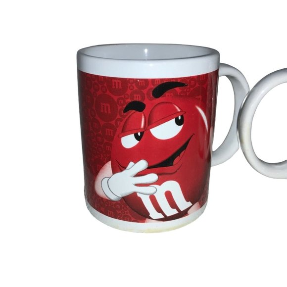 2 M&M Red & Yellow Coffee Mug Cup Collectible Character Mars  2015 - Picture 2 of 7